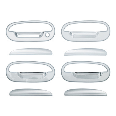 Brite Chrome | Door Handle Covers and Trim | 98-02 Lincoln Navigator | BCID139