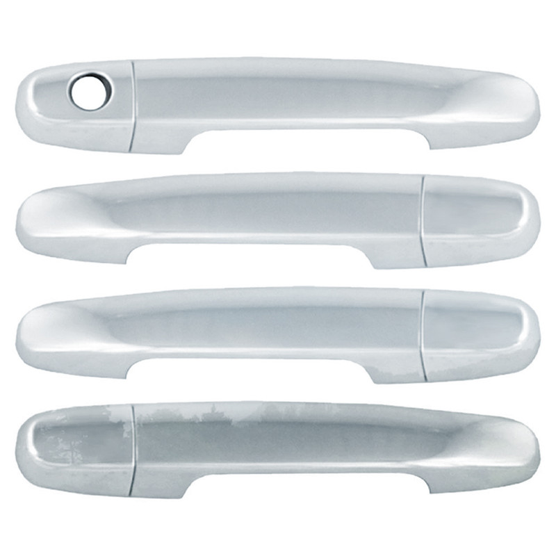 10Pcs Chrome Mirror + Door Handle Covers For 2012-2018 Toyota Yaris Hatchback – Self-Adhesive Trim