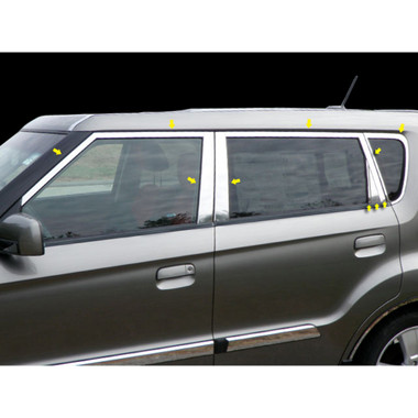 Luxury FX | Window Trim | 10-11 Kia Soul | LUXFX3068
