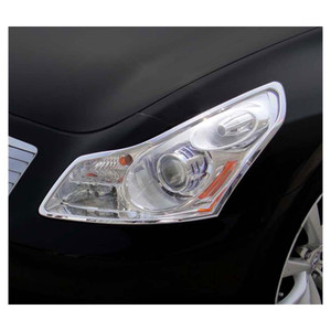 Upgrade Your Auto Premium FX Chrome Headlight Bezels for 2007-2009 Nissan Altima Sedan 