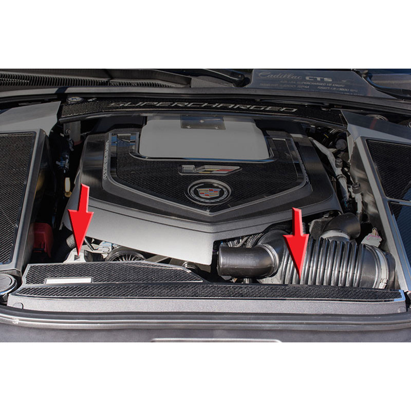 American Car Craft Engine Bay Covers and Trim 0615 Cadillac CTS