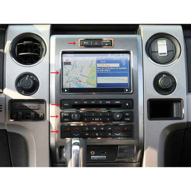 American Car Craft | Dash Trim | 10_12 Ford F_150 | ACC3066