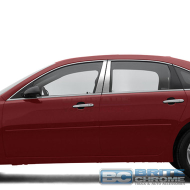 Brite Chrome | Pillar Post Covers and Trim | 06-13 Chevrolet Impala | BCIP211
