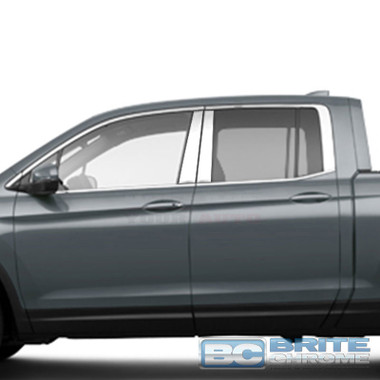Brite Chrome | Pillar Post Covers and Trim | 17 Honda Ridgeline | BCIP250