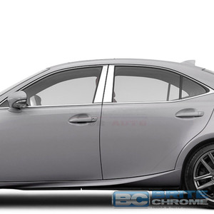 Brite Chrome | Pillar Post Covers and Trim | 14-17 Lexus IS | BCIP269