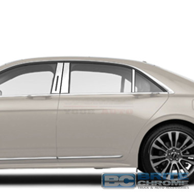 Brite Chrome | Pillar Post Covers and Trim | 17 Lincoln Continental | BCIP273