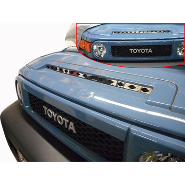 Luxury FX | Front Accent Trim | 07-10 Toyota FJ Cruiser | LUXFX3334