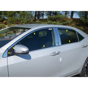 Luxury FX | Window Trim | 14-17 Toyota Corolla | LUXFX3381