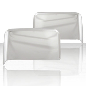 Upper Tow Mirror Covers /w turn Signal for 2015-2019 Chevrolet Silverado-Chrome