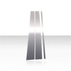 Set of 6 Pillar Post Covers for 2015-2020 Ford F-150 - Stainless Steel