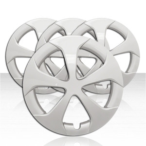 Set of 4 Wheel Covers for 2012-2015 Toyota Prius 5 Spoke 15 inch - Silver