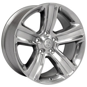 Polished Wheel 20x9 Ram 1500 Style w/Silver Inlay for 2012-2014 RAM 1500