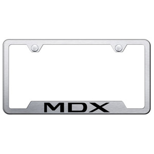 Au-TOMOTIVE GOLD | License Plate Covers and Frames | Acura MDX | AUGD3737