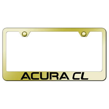 Au-TOMOTIVE GOLD | License Plate Covers and Frames | Acura CL | AUGD3827