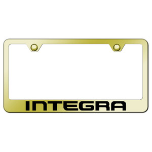Au-TOMOTIVE GOLD | License Plate Covers and Frames | Acura Integra | AUGD3829