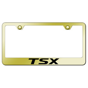Au-TOMOTIVE GOLD | License Plate Covers and Frames | Acura TSX | AUGD3835