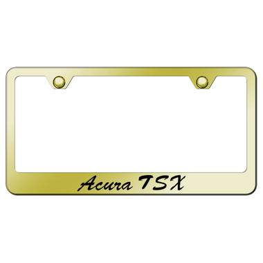 Au-TOMOTIVE GOLD | License Plate Covers and Frames | Acura TSX | AUGD3840