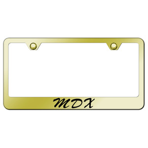 Au-TOMOTIVE GOLD | License Plate Covers and Frames | Acura MDX | AUGD3843