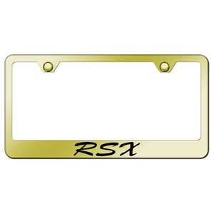 Au-TOMOTIVE GOLD | License Plate Covers and Frames | Acura RSX | AUGD3844