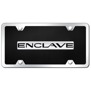 Au-TOMOTIVE GOLD | License Plate Covers and Frames | Buick Enclave | AUGD3879