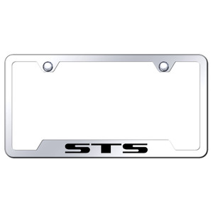 Au-TOMOTIVE GOLD | License Plate Covers and Frames | Cadillac STS | AUGD3940
