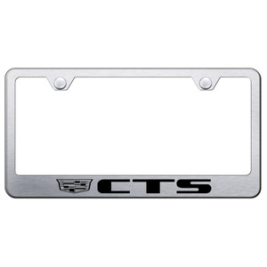 Au-TOMOTIVE GOLD | License Plate Covers and Frames | Cadillac CTS | AUGD3993