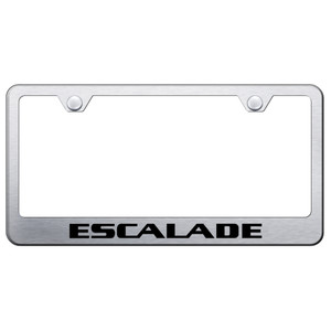 Au-TOMOTIVE GOLD | License Plate Covers and Frames | Cadillac Escalade | AUGD3996