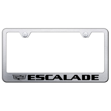 Au-TOMOTIVE GOLD | License Plate Covers and Frames | Cadillac Escalade | AUGD3997