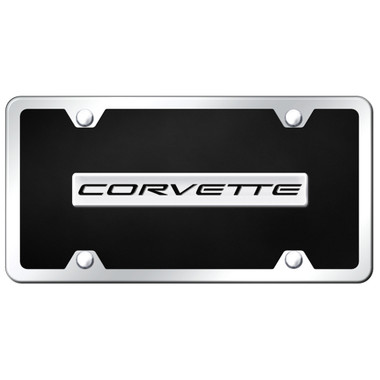 Au-TOMOTIVE GOLD | License Plate Covers and Frames | Chevrolet Corvette | AUGD4093