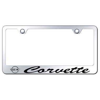 Au-TOMOTIVE GOLD | License Plate Covers and Frames | Chevrolet Corvette | AUGD4122