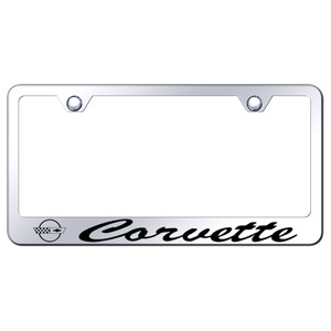 Au-TOMOTIVE GOLD | License Plate Covers and Frames | Chevrolet Corvette | AUGD4122
