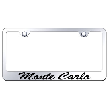 Au-TOMOTIVE GOLD | License Plate Covers and Frames | Chevrolet Monte Carlo | AUGD4124