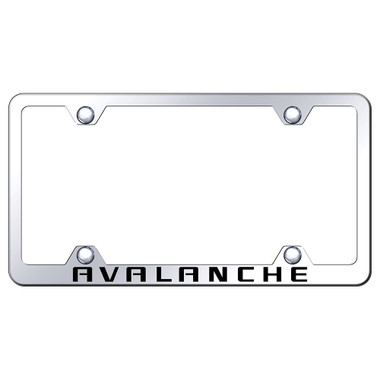 Au-TOMOTIVE GOLD | License Plate Covers and Frames | Chevrolet Avalanche | AUGD4127