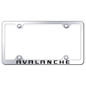 Au-TOMOTIVE GOLD | License Plate Covers and Frames | Chevrolet Avalanche | AUGD4127