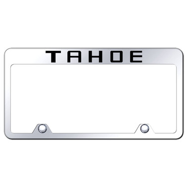 Au-TOMOTIVE GOLD | License Plate Covers and Frames | Chevrolet Tahoe | AUGD4139