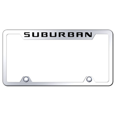 Au-TOMOTIVE GOLD | License Plate Covers and Frames | Chevrolet Suburban | AUGD4149