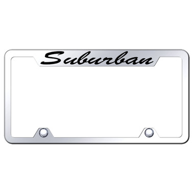 Au-TOMOTIVE GOLD | License Plate Covers and Frames | Chevrolet Suburban | AUGD4154