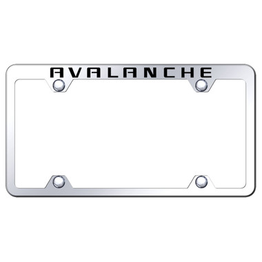 Au-TOMOTIVE GOLD | License Plate Covers and Frames | Chevrolet Avalanche | AUGD4155