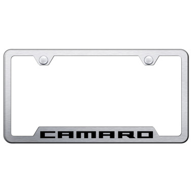 Au-TOMOTIVE GOLD | License Plate Covers and Frames | Chevrolet Camaro | AUGD4159