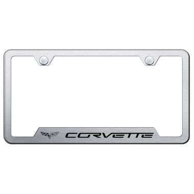 Au-TOMOTIVE GOLD | License Plate Covers and Frames | Chevrolet Corvette | AUGD4160