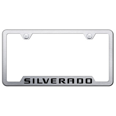 Au-TOMOTIVE GOLD | License Plate Covers and Frames | Chevrolet Silverado 1500 | AUGD4161