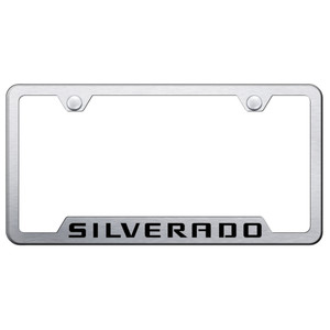 Au-TOMOTIVE GOLD | License Plate Covers and Frames | Chevrolet Silverado 1500 | AUGD4161