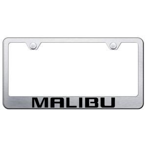Au-TOMOTIVE GOLD | License Plate Covers and Frames | Chevrolet Malibu | AUGD4163
