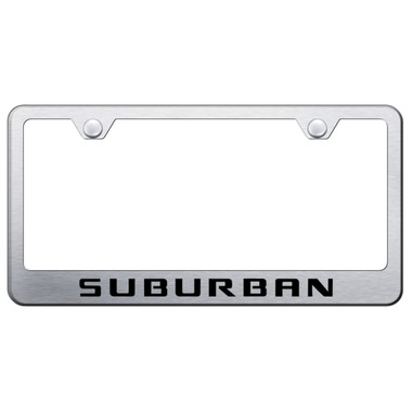 Au-TOMOTIVE GOLD | License Plate Covers and Frames | Chevrolet Suburban | AUGD4164