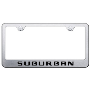 Au-TOMOTIVE GOLD | License Plate Covers and Frames | Chevrolet Suburban | AUGD4164