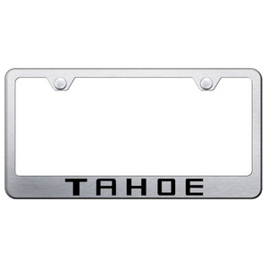 Au-TOMOTIVE GOLD | License Plate Covers and Frames | Chevrolet Tahoe | AUGD4165