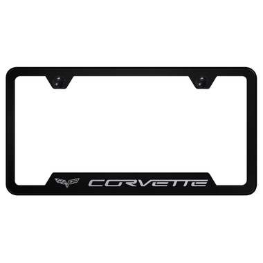 Au-TOMOTIVE GOLD | License Plate Covers and Frames | Chevrolet Corvette | AUGD4171