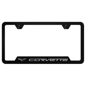 Au-TOMOTIVE GOLD | License Plate Covers and Frames | Chevrolet Corvette | AUGD4171