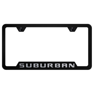 Au-TOMOTIVE GOLD | License Plate Covers and Frames | Chevrolet Suburban | AUGD4176