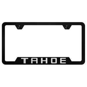 Au-TOMOTIVE GOLD | License Plate Covers and Frames | Chevrolet Tahoe | AUGD4177